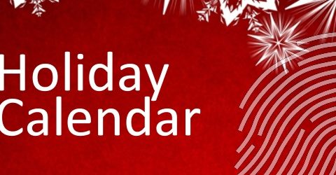 Holiday Schedule 2018