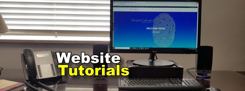 Website Tutorials