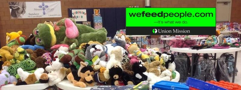 Volunteer for the Union Mission Toy Shop